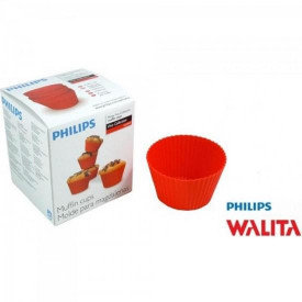 Kit c/ 5 Formas de CupCake e Muffins para AirFryer PHILIPS WALITA