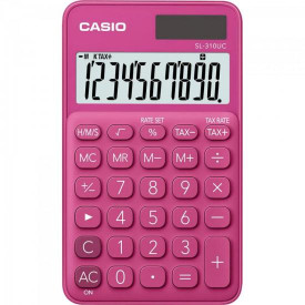 Calculadora de Bolso 10 Dígitos SL-310UC-RD Rosa CASIO