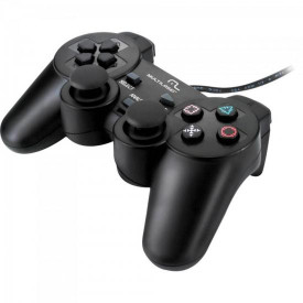 Controle 3 em 1 c/ Fio PS2/PS3/Pc JS071 Preto MULTILASER