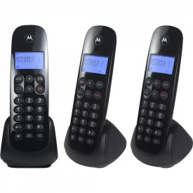 Telefone s/ Fio Digital MRD3 MOTO700 Preto MOTOROLA