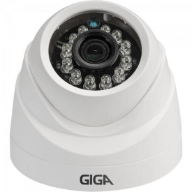 Camera Dome 3,2mm Infra 20m 720P AHD PLUS GSHDP20DB Branco GIGA