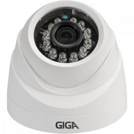 Camera Dome 3,2mm Infra 20m 720p Open HD (4 em 1) GS0011 Branco GIGA