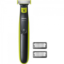 Aparador de Pelos Bivolt OneBlade QP2521/10 Cinza/Verde PHILIPS