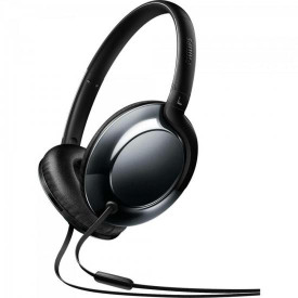 Fone De Ouvido Headband On Ear Com Microfone SHL4805DC/00 Preto PHILIPS