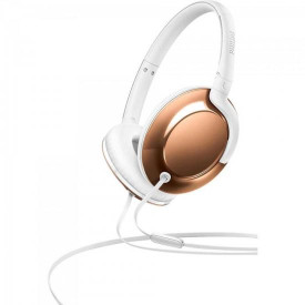 Fone De Ouvido Headband On Ear Com Microfone SHL4805RG/00 Dourado PHILIPS