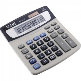 Calculadora De Mesa 12 Digitos MV 4123 Cinza ELGIN