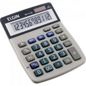 Calculadora De Mesa 12 Digitos MV 4122 Branca ELGIN