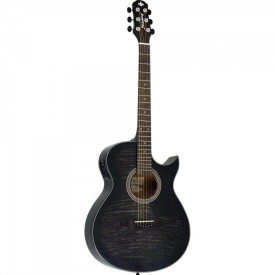 Violão Eletroacústico Artístico Aço SA26C Translucent Black STRINBERG