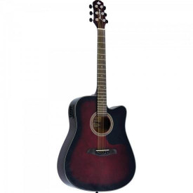 Violão Eletroacústico Aço SD25C Wine Red STRINBERG