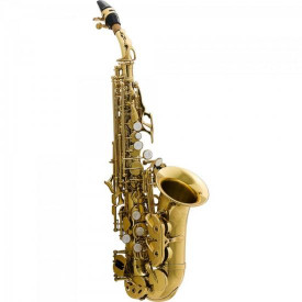 Saxofone Soprano Curvo Bb HSSC-310GL Laqueado HARMONICS